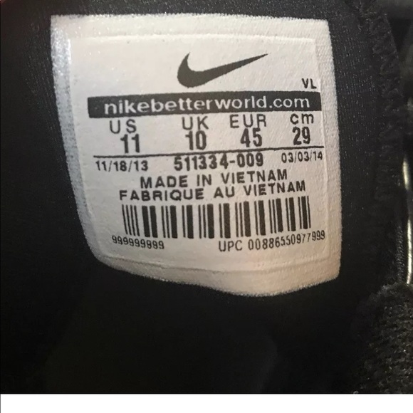 Sold🚫Nike Lunarlon men’s cleat sport shoes sz 11 - Picture 4 of 5